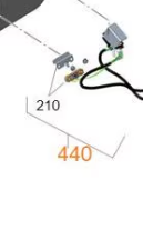 [50887] Diesel combi temp monitoring cable harness 