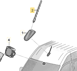 [538432] VW Family Finca Roof Antenna