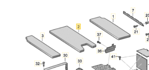 [540163] Family Finca  VW  Mattress Cover middle rear bed