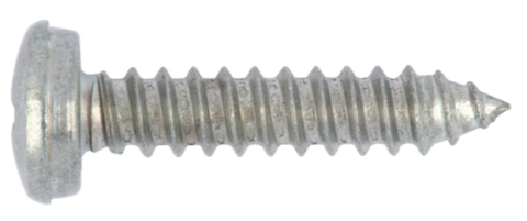 [50240] Galvanised steel number Sign screw 4.8 x 19 